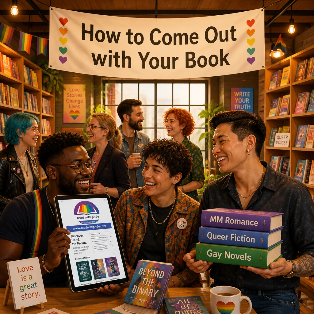 how to come out with your book to an audience – the complete guide for lgbtq+ authors using readwithpride.com
